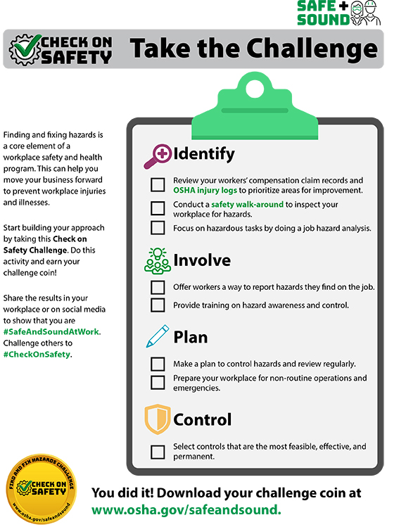 Check on Safety Challenge