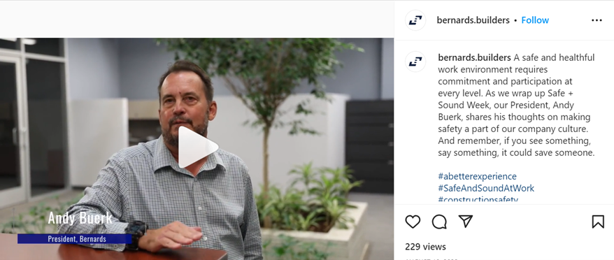 Bernard Builders Instagram