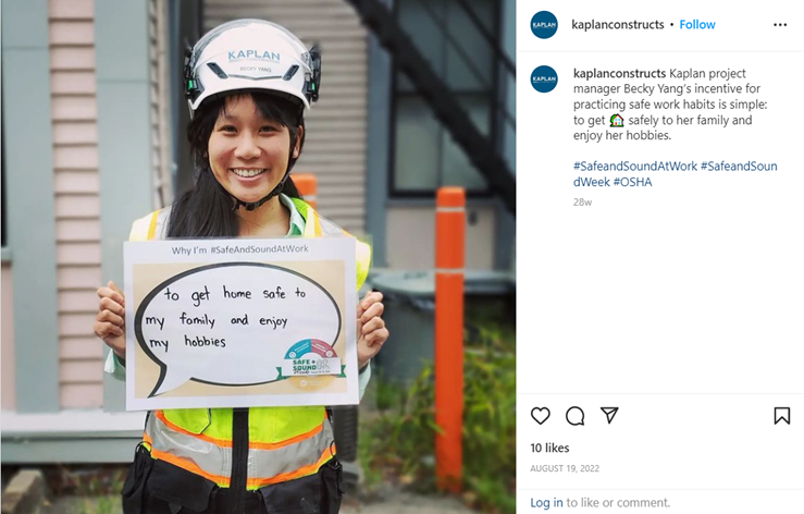 Kaplan Construction Instagram