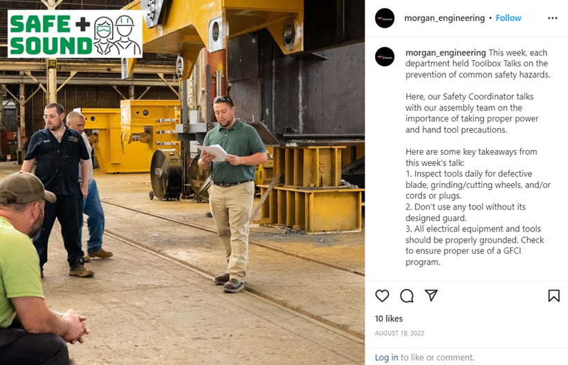 Morgan Engineering Instagram