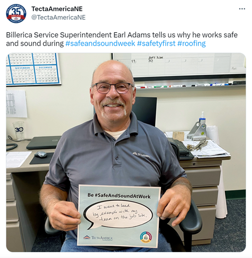 TectaAmericaNE Tweet