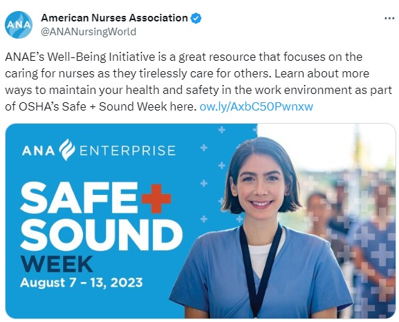 American Nurses Association - Tweet