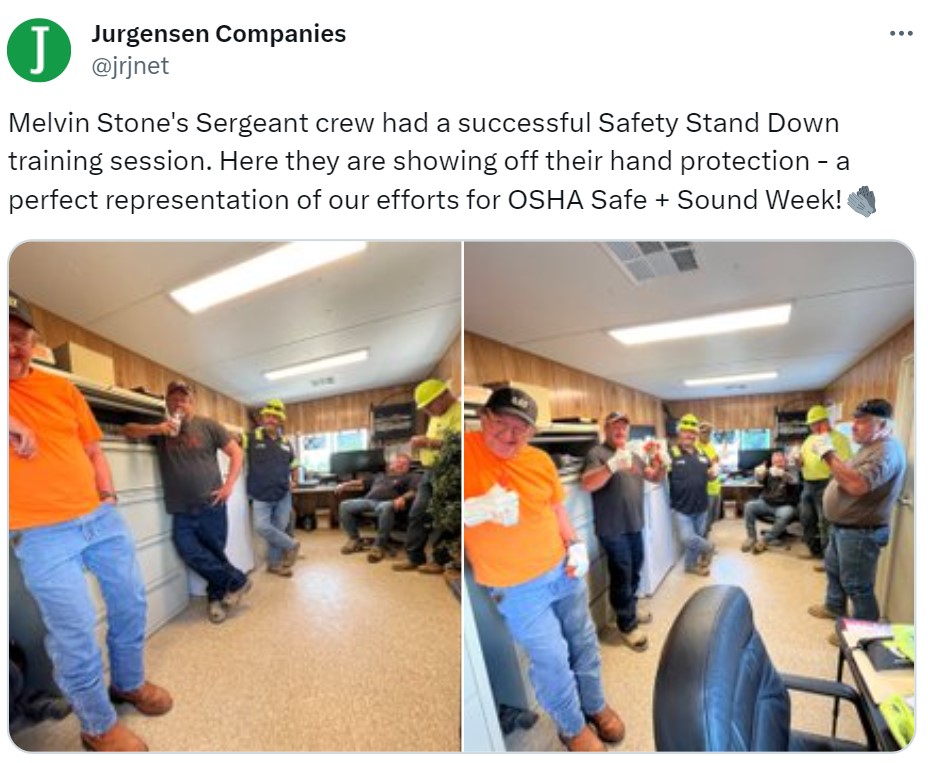 Jurgensen Companies Tweet