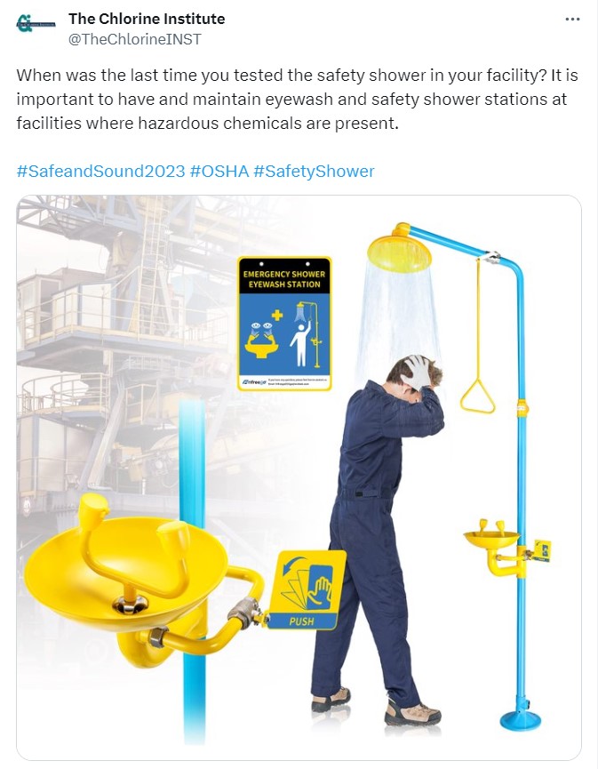 The Chlorine Institute - Tweet