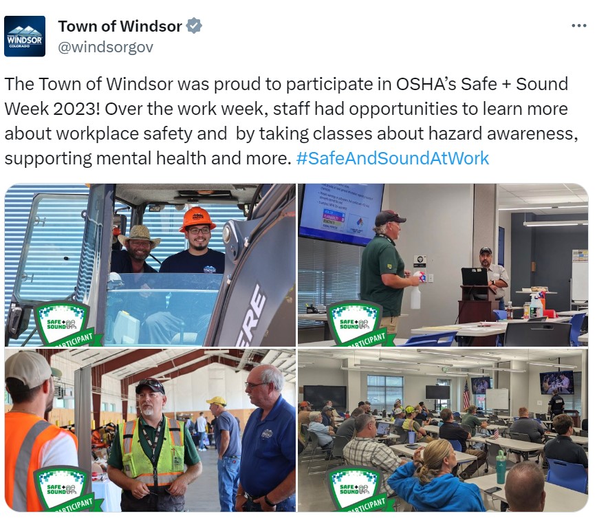 Town of Windsor - Tweet