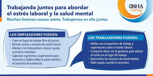 Trabajando juntos para abordar el estrés laboral y la salud mental
