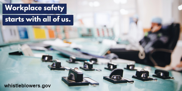 Workplace starts with all of us. - whistleblowers.gov