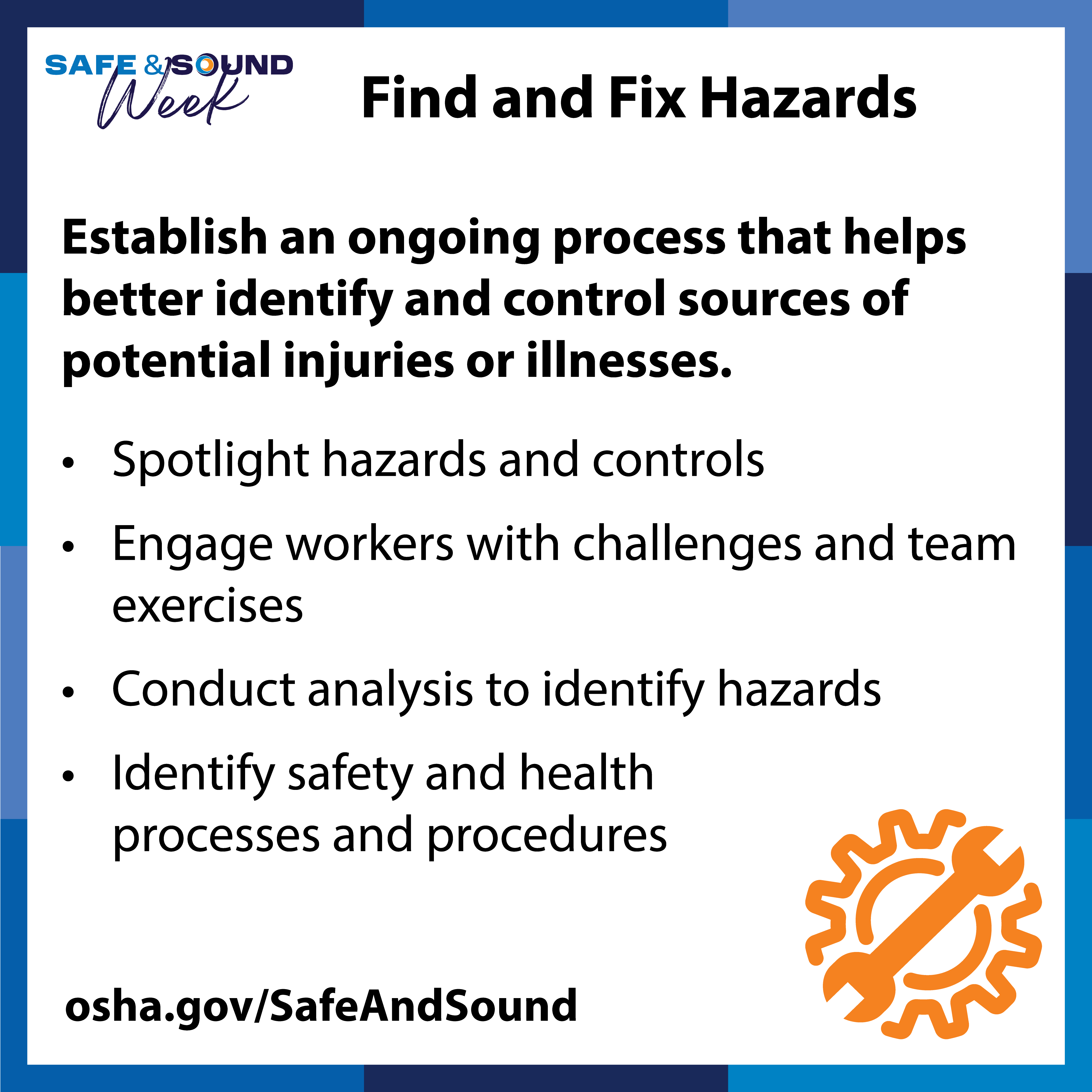 Find and Fix Hazards
