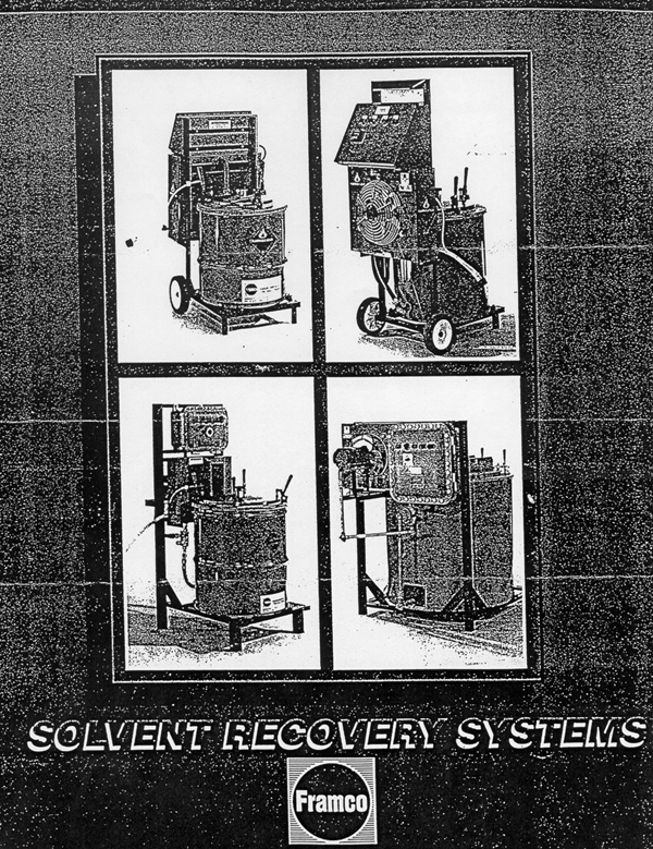 Figure 1: Solvent Recovery System