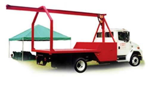 Burial Vault Delivery Rig | Copyright: Roberts Vault Co. Inc.