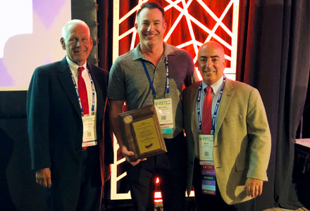2019 National SGE of the Year Winner. Michael Courouleau, BakerHughes, a GE Company, St. Rose, Louisiana and finalists with Directorate of Cooperative and State Programs Director, Douglas J. Kalinowski.