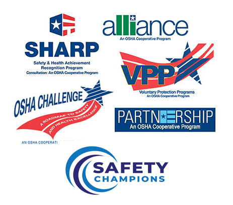 OSHA Cooperative Program logos