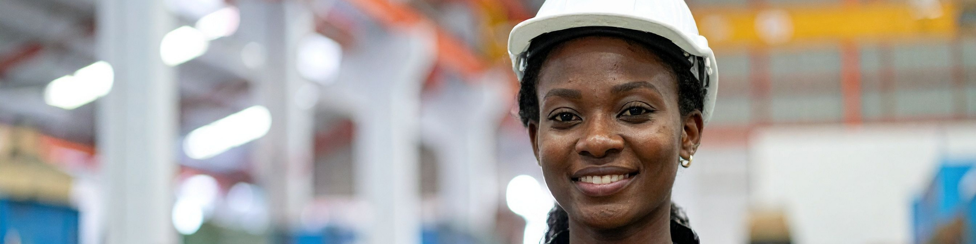 Employee in hard hat