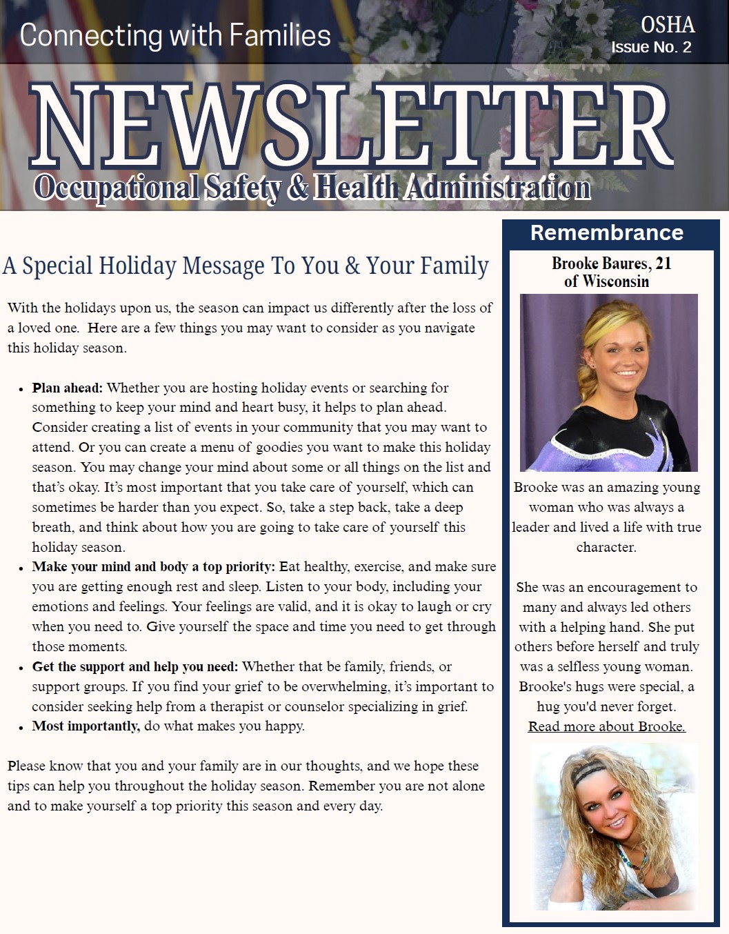 Connecting with Families - Newsletter