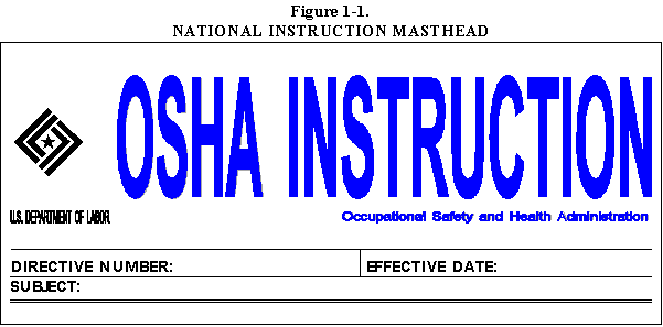 NATIONAL INSTRUCTION MASTHEAD