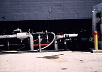 Figure 4: Steam, air, water lines and valves present hazards when worked on