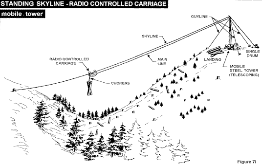 Standing Skyline - Radio Control Carriage (mobile tower)