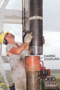 Figure 1. Installing conductor casing