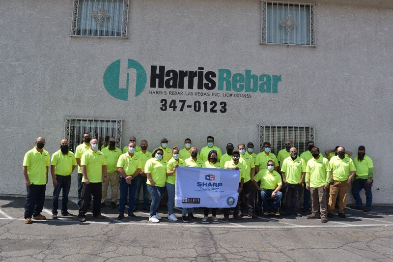 Harris Rebar Las Vegas team- They Work Safe!