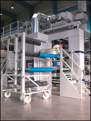 Figure 22. Cylinder cart, used for changing sleeves, or anilox rolls.