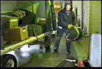 Figure 11. Park carts on an angle to minimize the angle of twist