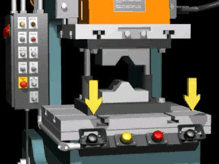 Example of two-hand control operation