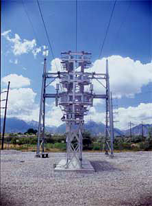 Figure 1. Capacitor bank, end view