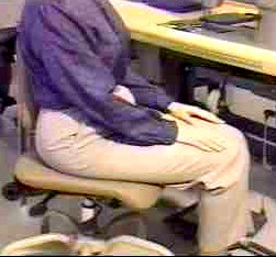 Fig. 7 Swivel chairs allow workers to maintain good back posture.