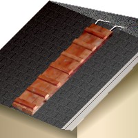 Crawling Board (Chicken Ladder) placed on a roof