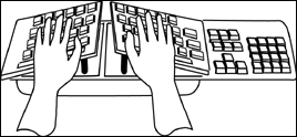 Figure 8. Tented and raised keyboard design