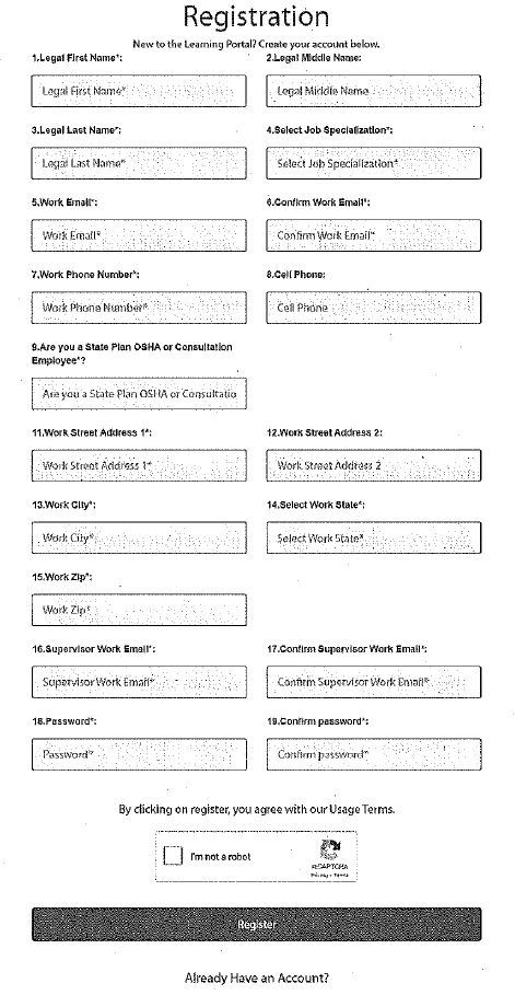 Create Account
