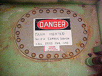 Figure 11: Adjacent space has been inerted