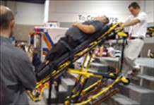 Descent control system demonstration on stairs