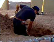 Figure 1 Awkward position while digging.