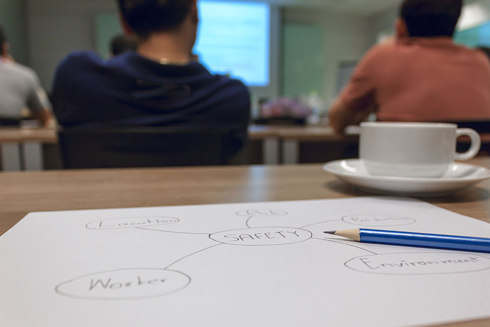 People being trained on Safety - Photo Credit: iStock-547523644 - copyright: Chattrawutt