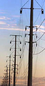 Figure 5. Transmission lines above - subtransmission below