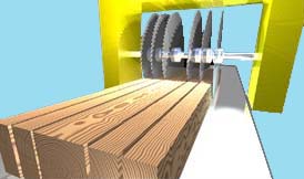 Straight-line rip saw