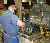 Figure 7. Manual post burning operation