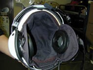 Aviation helmet's interior hearing protection