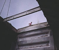 Figure 3: Open hatch with 24 inch high coaming