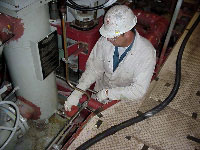 Figure 3: Removing of flammable and combustible material.