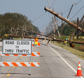 Photo courtesy of FEMA. This picture shows actual disaster site work conditions and may not illustrate proper safety and health procedures.