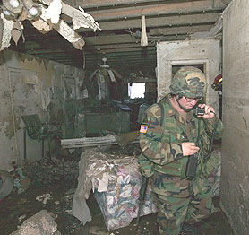 Photo courtesy of FEMA. This picture shows actual disaster site work conditions and may not illustrate proper safety and health procedures.