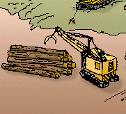 Log Loading and Transporting