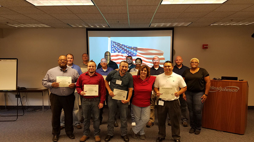 SGE training course conducted July, 2017 hosted at Mead Johnson Nutrition Company, located in Evansville, IN.