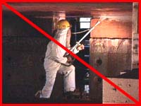 Figure 6: Improper practice - Worker steam cleaning without gloves and face shield