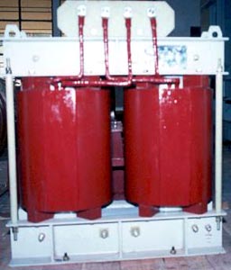 Figure 2. Grounding transformer - back view