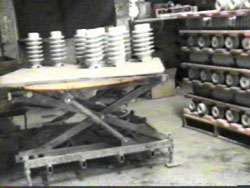 Palletizers allow loading at waist height