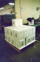 Figure 46. Pallet with material close to the floor.