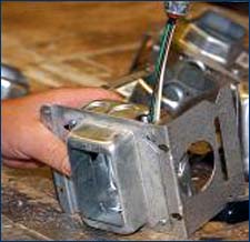 Figure 10. A prefabricated electrical box.